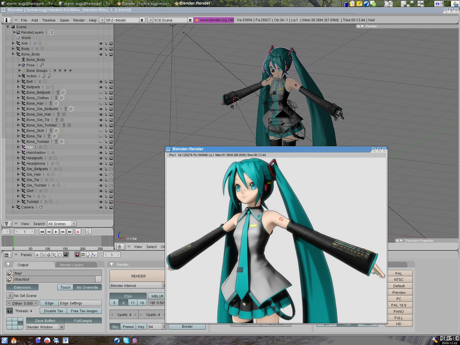 kio miku blender